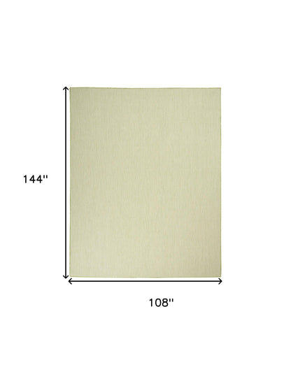 9' X 12' Cream Geometric Power Loom Area Rug