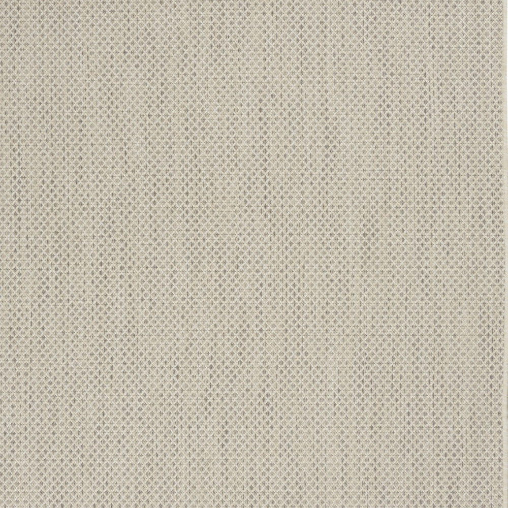 4' X 6' Ivory Geometric Power Loom Area Rug