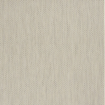 4' X 6' Ivory Geometric Power Loom Area Rug