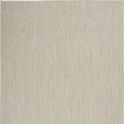 4' X 6' Ivory Geometric Power Loom Area Rug