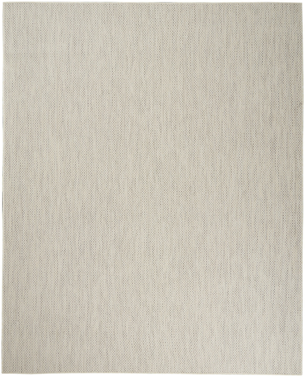 8' X 10' Ivory Geometric Power Loom Area Rug