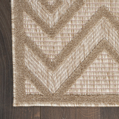 8' X 10' Beige Geometric Flatweave Area Rug