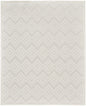 7' X 10' Cream Geometric Flatweave Area Rug