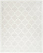 9' X 12' Cream Geometric Flatweave Area Rug