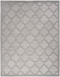 7' X 10' Gray Geometric Flatweave Area Rug