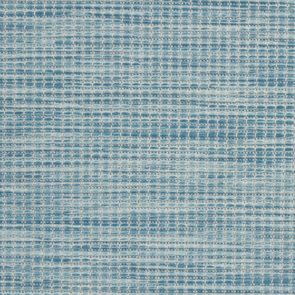 9' X 12' Aqua Power Loom Area Rug