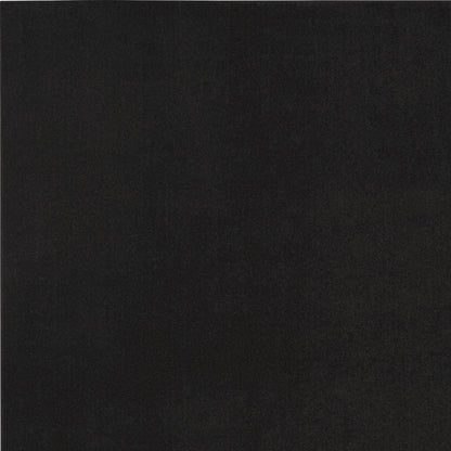 8' X 11' Black Power Loom Area Rug