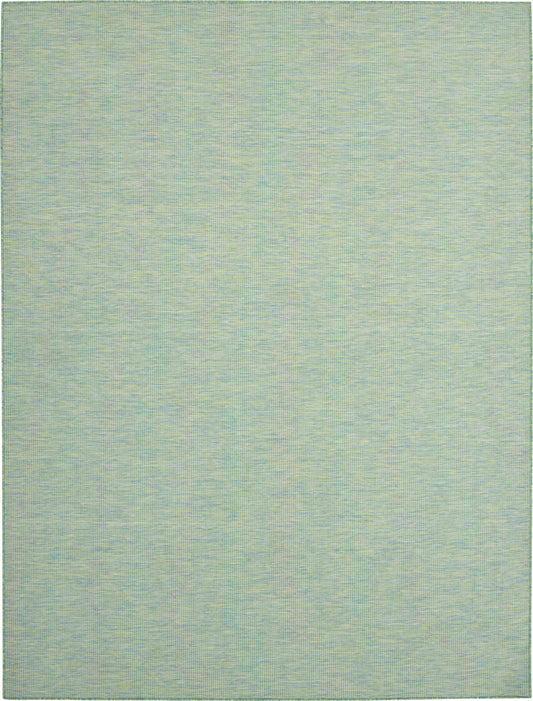 9' X 12' Blue Power Loom Area Rug