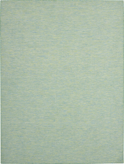 10' X 14' Blue Power Loom Area Rug