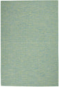 4' X 6' Blue Power Loom Area Rug