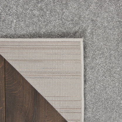 5' X 8' Gray Power Loom Area Rug