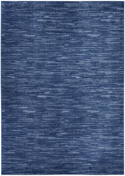 5' X 8' Navy Blue Power Loom Area Rug