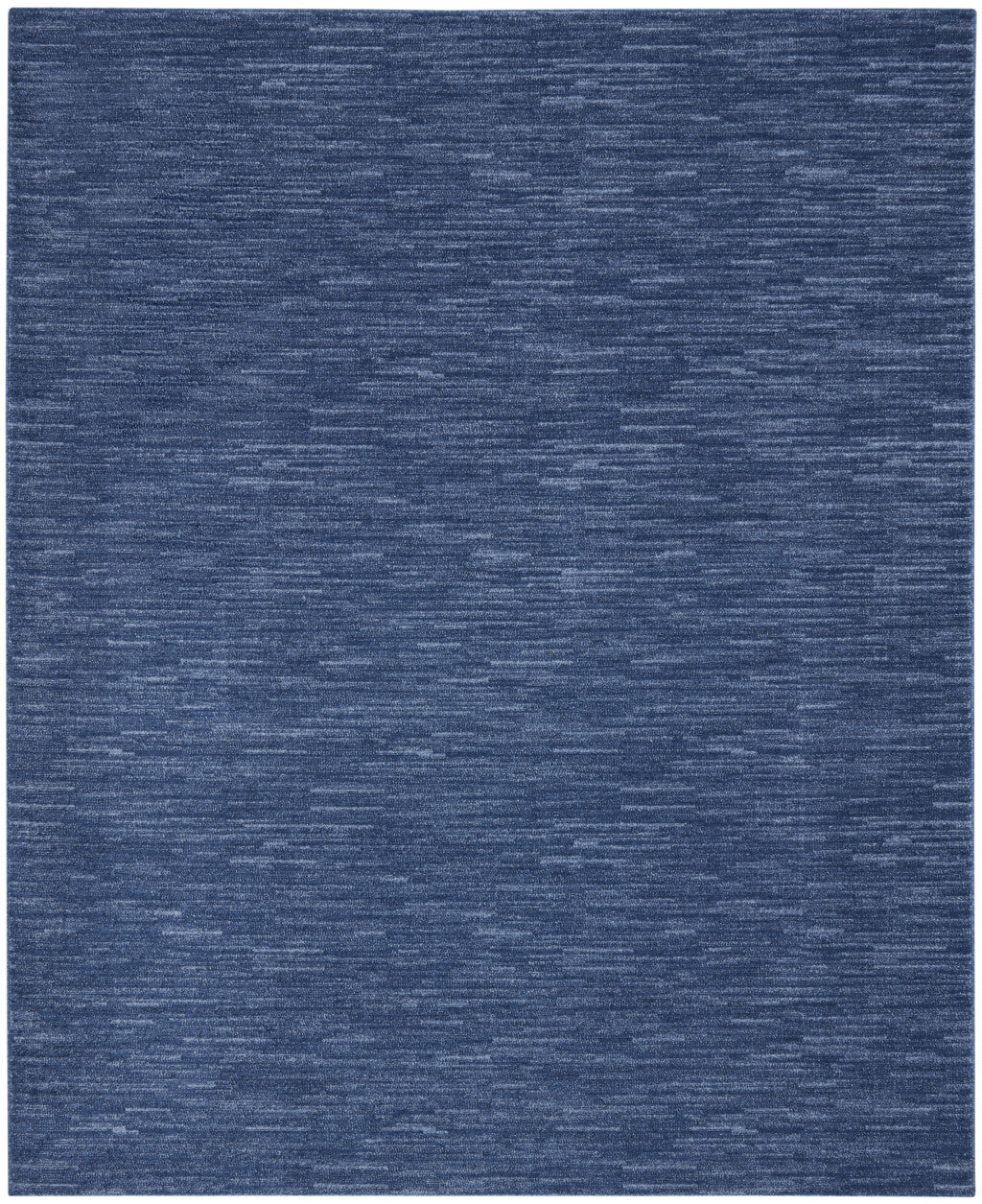 8' X 11' Navy Blue Power Loom Area Rug