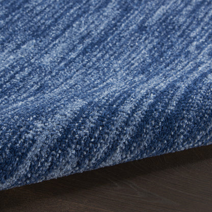 8' X 11' Navy Blue Power Loom Area Rug