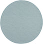 6' Aqua Round Power Loom Area Rug