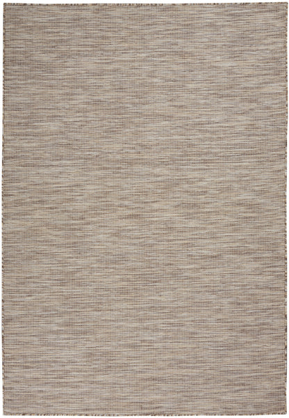 5' X 7' Beige Power Loom Area Rug