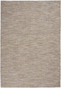 5' X 7' Beige Power Loom Area Rug