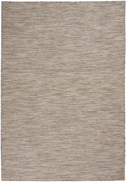 5' X 7' Beige Power Loom Area Rug