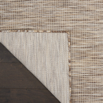 5' X 7' Beige Power Loom Area Rug