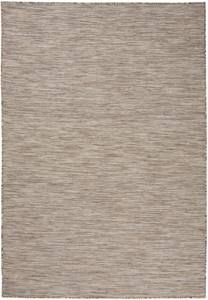 5' X 7' Beige Power Loom Area Rug