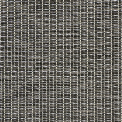 6' Charcoal Round Power Loom Area Rug