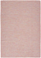 5' X 7' Dark Red Power Loom Area Rug