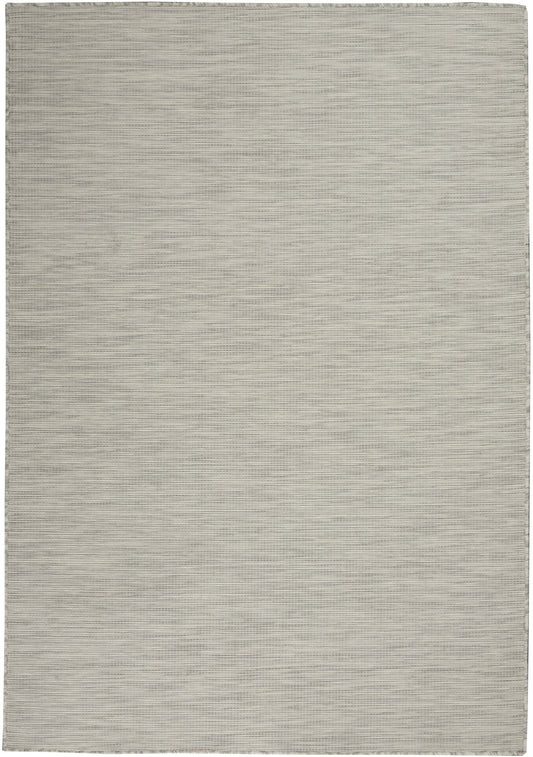 4' X 6' Gray Power Loom Area Rug