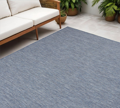 5' X 7' Navy Blue Power Loom Area Rug