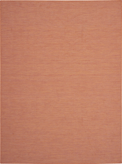 8' X 10' Rust Power Loom Area Rug