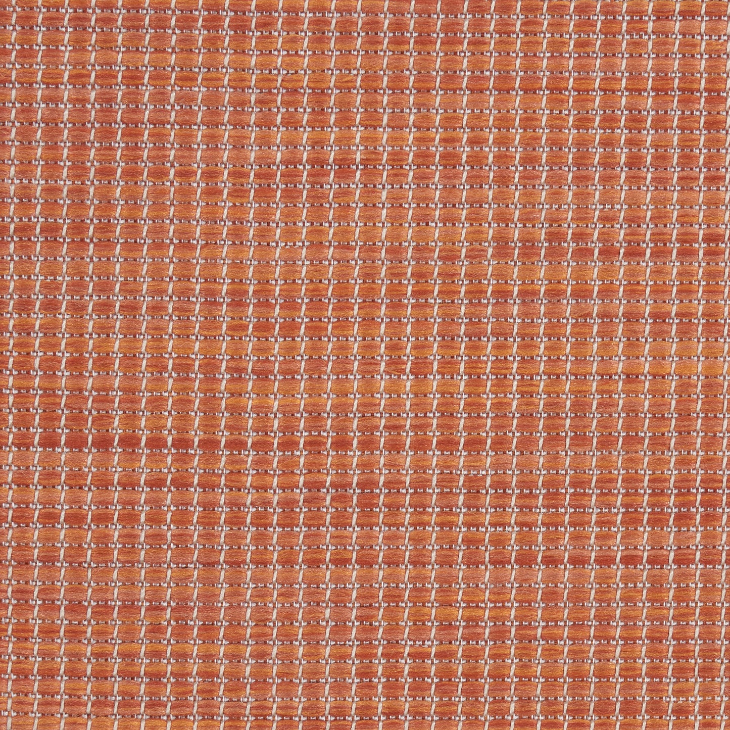 8' Rust Round Power Loom Area Rug