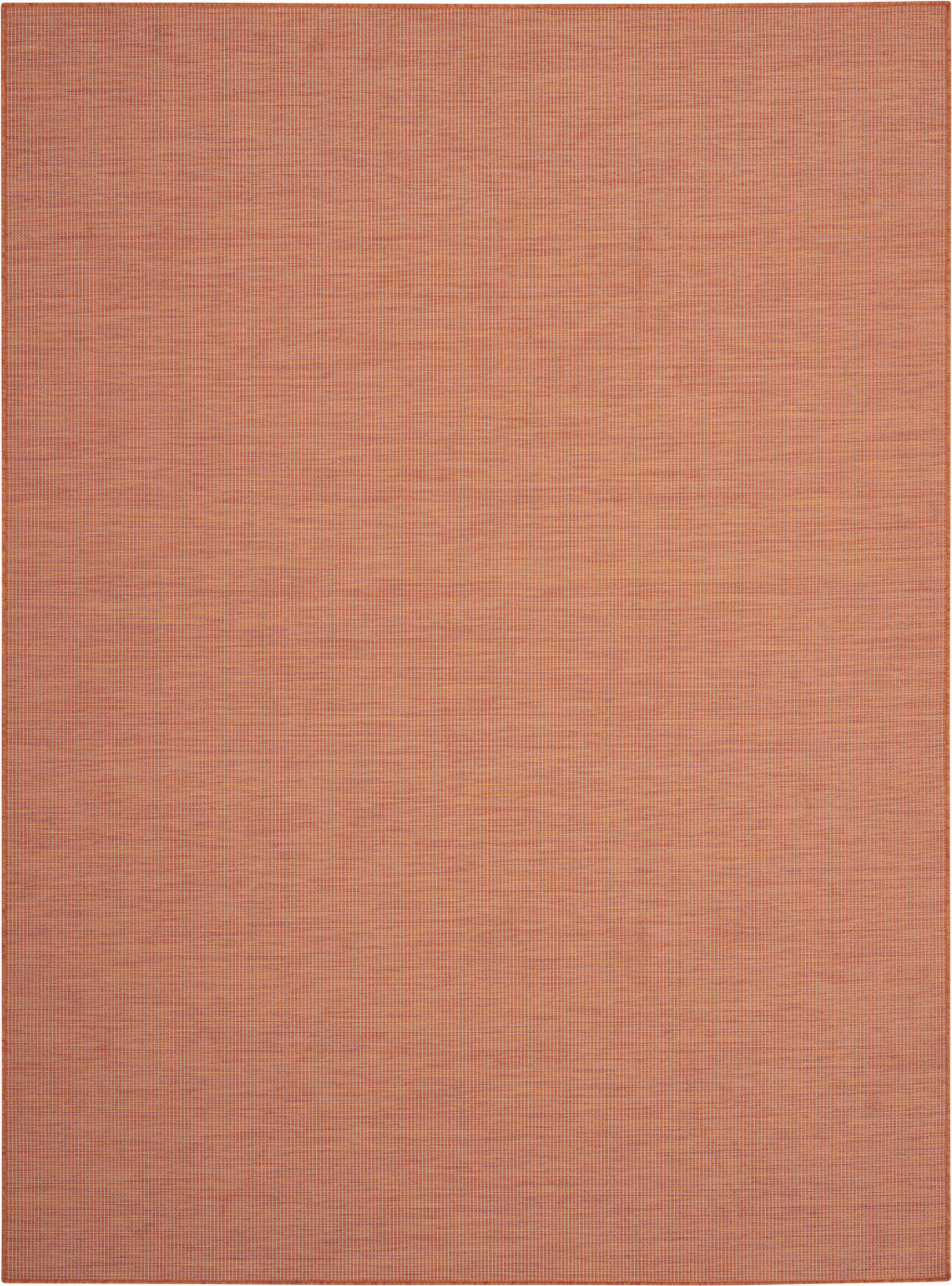 6' X 9' Rust Power Loom Area Rug