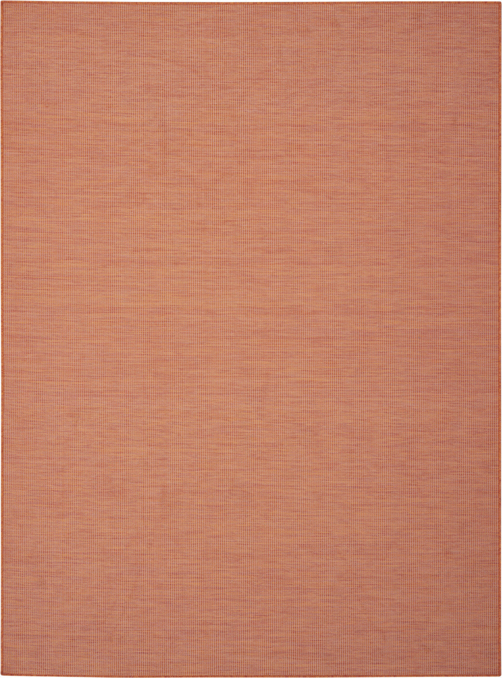 6' X 9' Rust Power Loom Area Rug