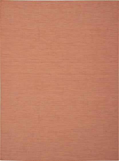 6' X 9' Rust Power Loom Area Rug