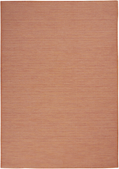 4' X 6' Rust Power Loom Area Rug