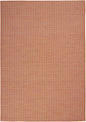 4' X 6' Rust Power Loom Area Rug