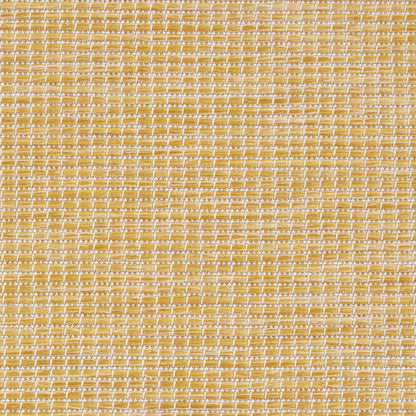 5' X 7' Yellow Power Loom Area Rug