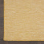 12' Yellow Power Loom Runner Rug