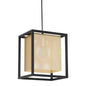 Gold and Black Geometric Metal Ceiling Light