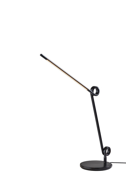 35" Black Metal Novelty Desk Lamp