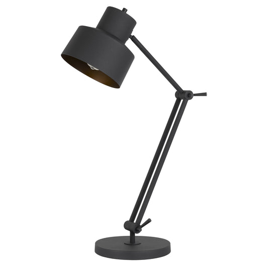 33" Black Metal Adjustable Desk Table Lamp