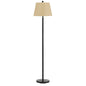 60" Bronze Traditional Shaped Floor Lamp With Tan Square Shade