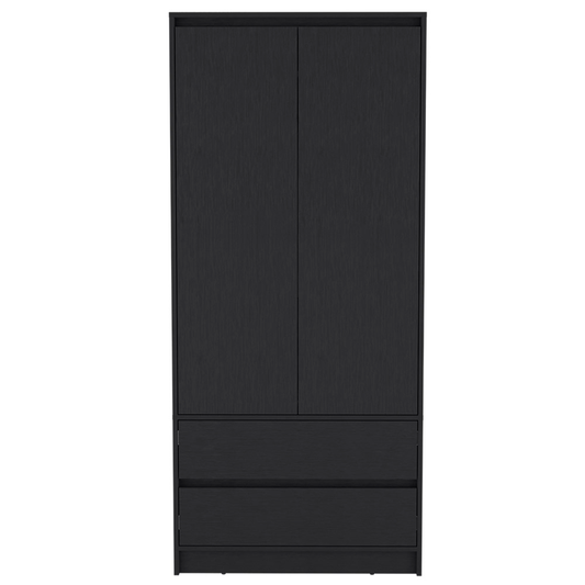 Three Piece Black Bedroom Set