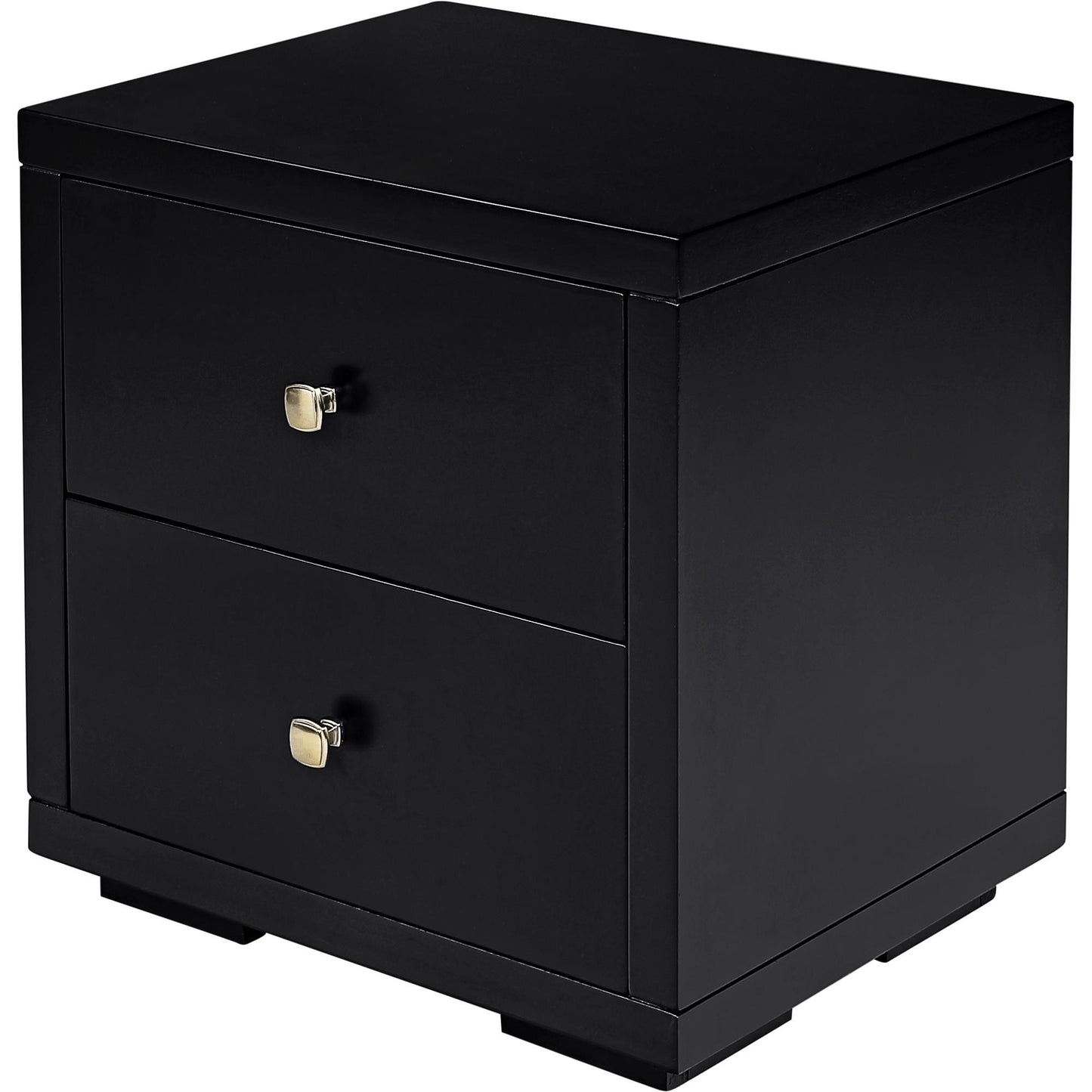 19" Cherry Two Drawer Nightstand