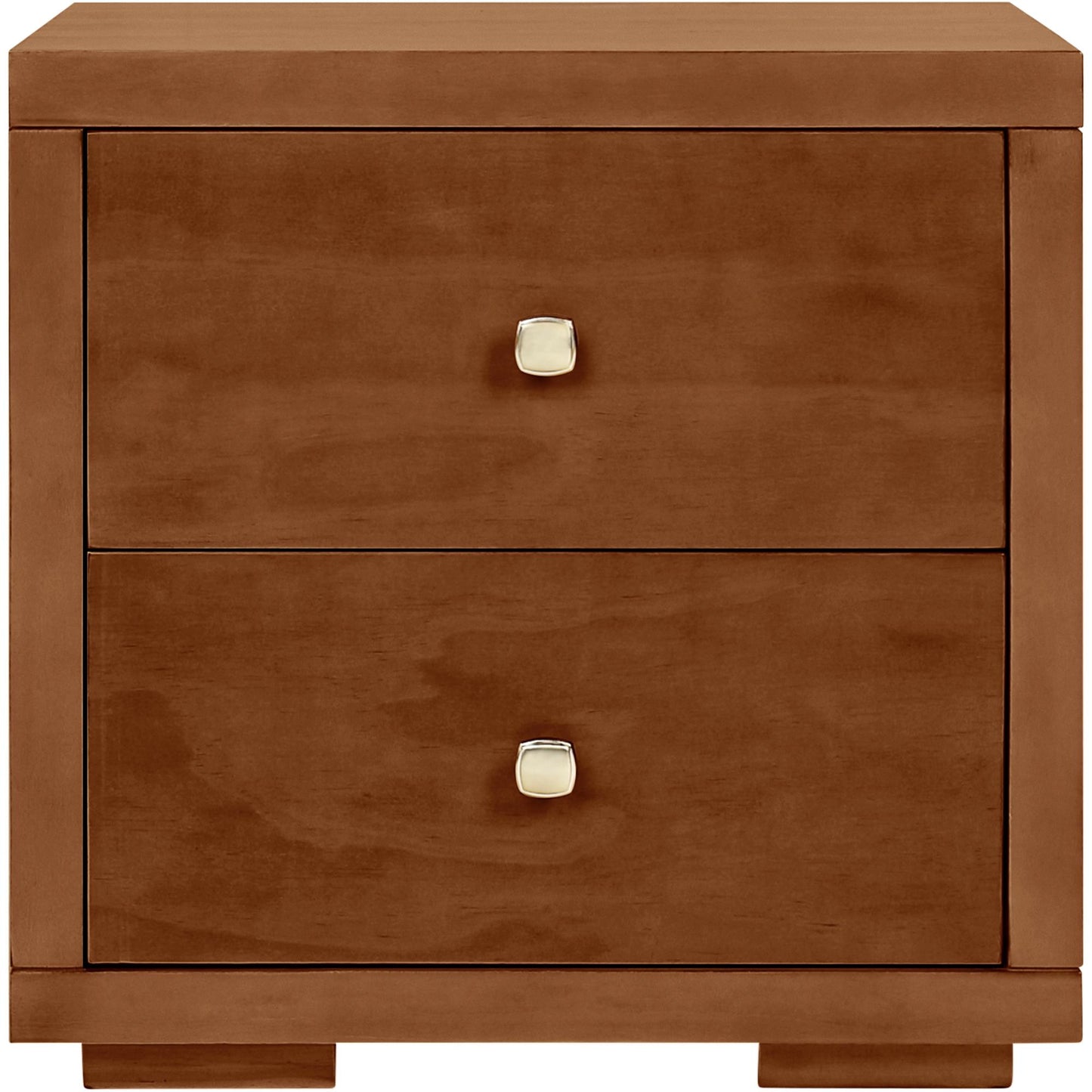 19" Cherry Two Drawer Nightstand