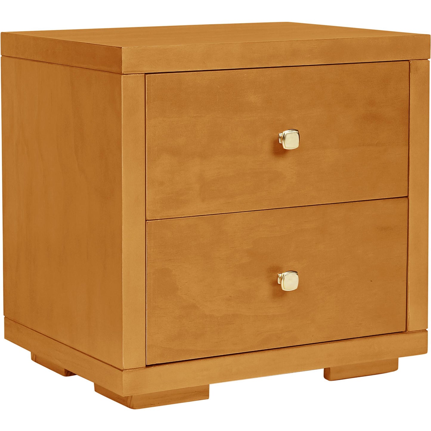 19" Cherry Two Drawer Nightstand