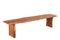 85" Natural Solid Wood Dining Bench