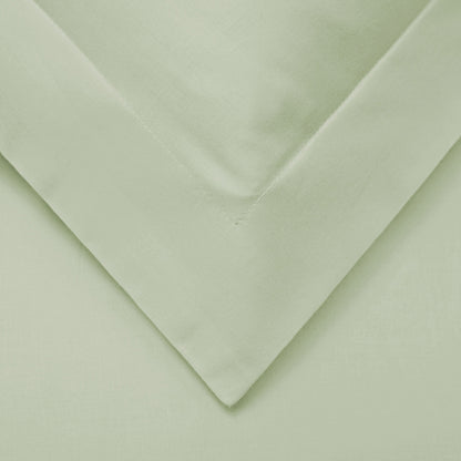 Light Green Queen Cotton Blend 1000 Thread Count Washable Duvet Cover Set