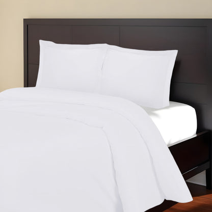 White Queen Cotton Blend 1000 Thread Count Washable Duvet Cover Set