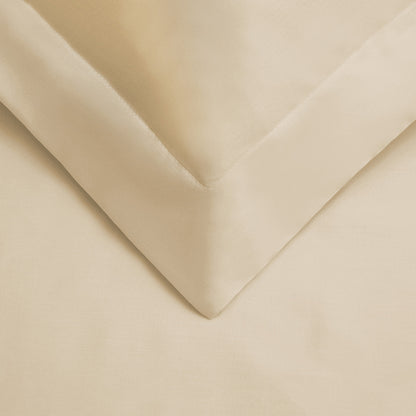 Ivory Queen Cotton Blend 300 Thread Count Washable Duvet Cover Set