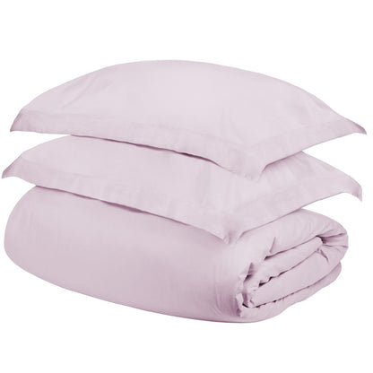 Lilac Queen Cotton Blend 300 Thread Count Washable Duvet Cover Set